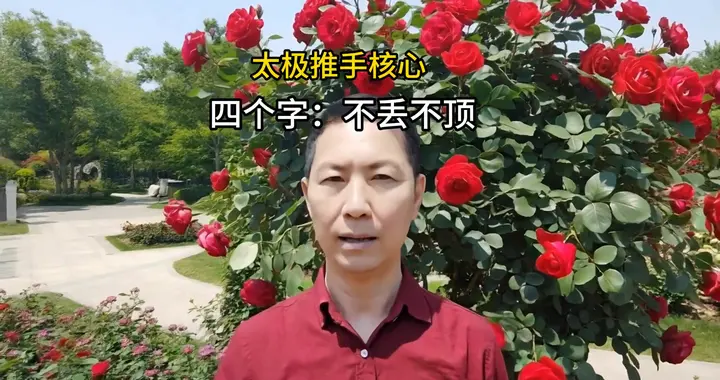 太极推手核心，就四个字：不丢不顶。