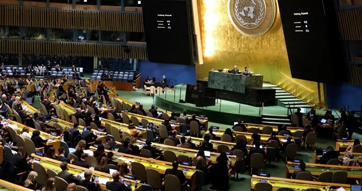 联大某决议以 168:4 通过，俄罗斯朝鲜反对，中美罕见一致投赞成票