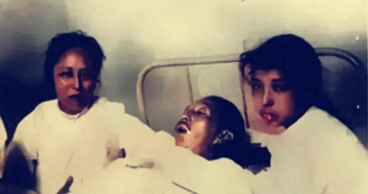 1925年，廖仲恺遇刺身亡后，一张罕见遗照，孤儿寡母十分可怜！