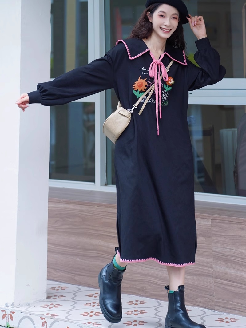 梵高polo衫卫衣裙