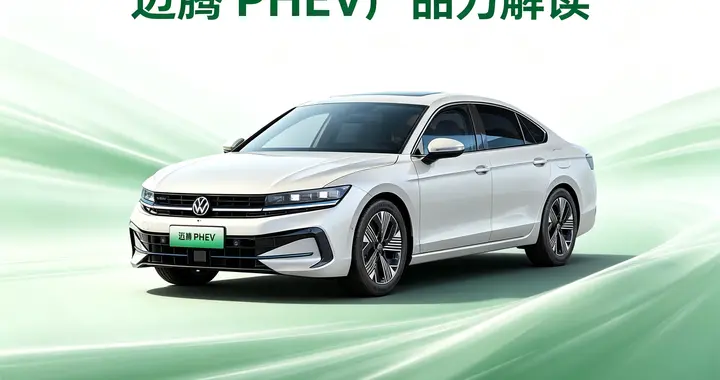 大众终于补上一块拼图！新款迈腾PHEV实拍，三大件全面升级