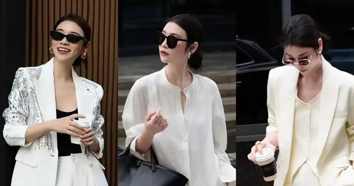 白裤封神！10套「白阔腿裤」穿搭公式，轻松拿捏高级感