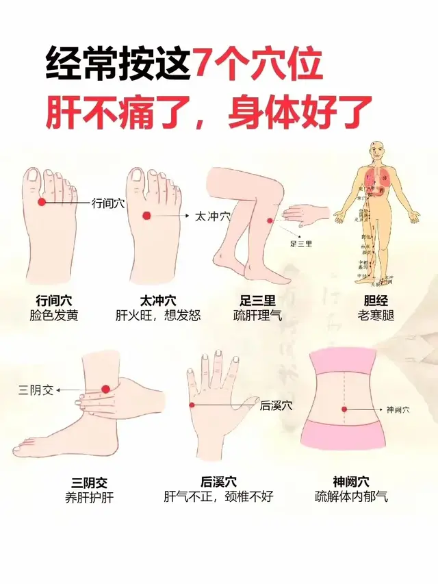 揭秘养肝秘诀：7个穴位按摩，让肝脏恢复活力