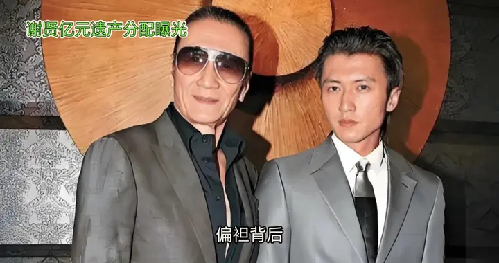 谢贤亿元遗产分配曝光！偏袒背后，藏着最通透的人心 ……