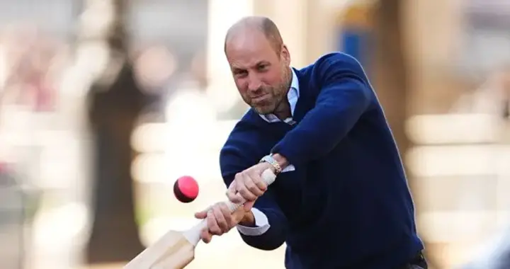 威廉林荫大道打板球偏了！被逗不如夏洛特，凯特也曾穿高跟鞋打