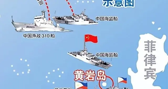 中国在南海大量吹沙造岛，为何始终不吹填黄岩岛？看地图一目了然
