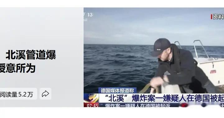 炸德国管道的是乌克兰官方，替德国人讨说法的只有选择党