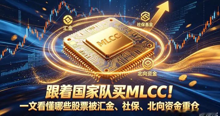 跟着国家队买MLCC！一文看懂哪些股票被汇金、社保、北向资金重仓