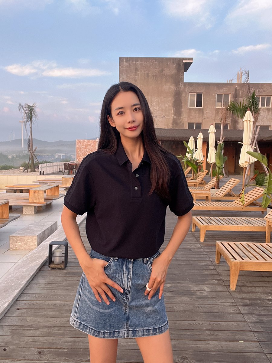 阿玛尼清爽全棉短袖