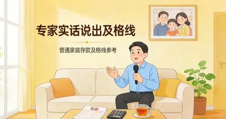 普通家庭存款多少才达标？专家实话说出及格线超接地气