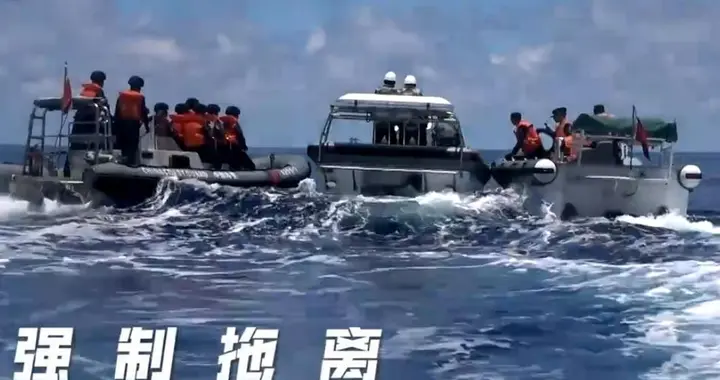 南海大动作！海警在黄岩岛模拟拖船，仁爱礁的菲舰末日不远了？