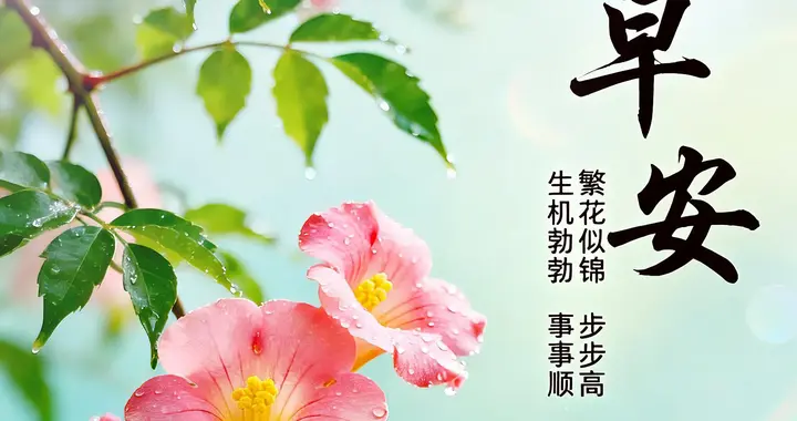 20张早上好早安美图，问声早上好，人间真情在