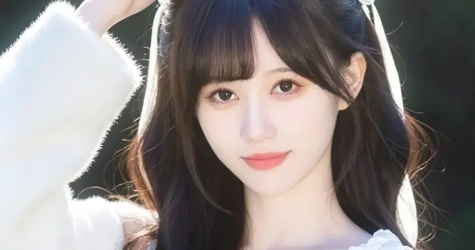 白裙少女与夏日绿意，定格最治愈的清新时光