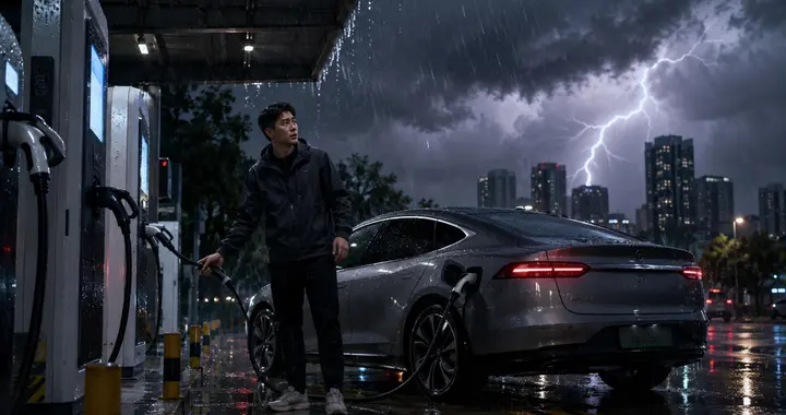 雷暴天充电，真可能要命