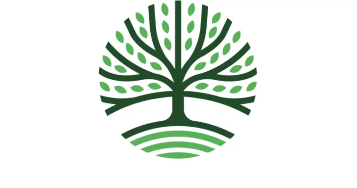 枝繁叶茂，树元素创意logo