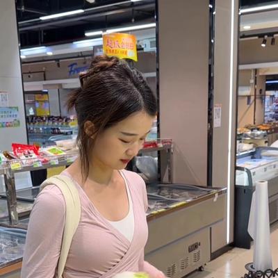 好学荷叶5X：超市偶遇一位买菜的小姐姐