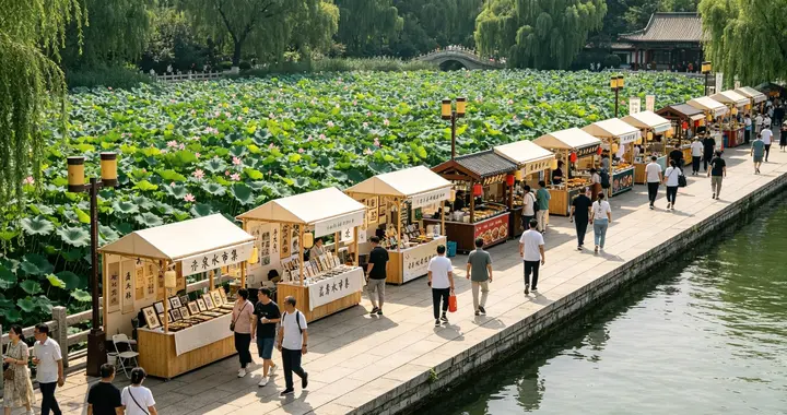济南天下第一泉：景区景点各自单独游玩，联动市集解锁全新游玩