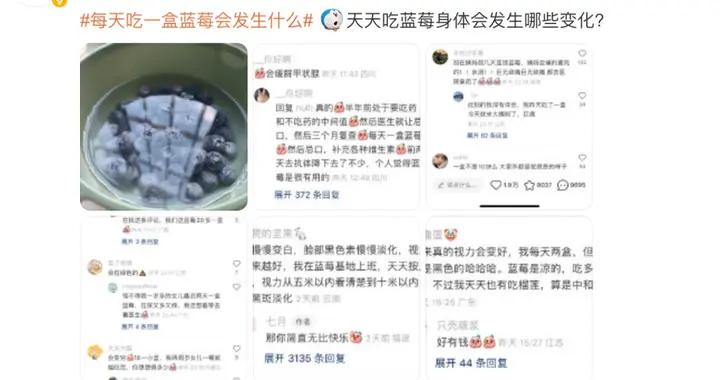 每天吃一盒蓝莓会发生什么？皮肤真的会变白？视力真的会变好？