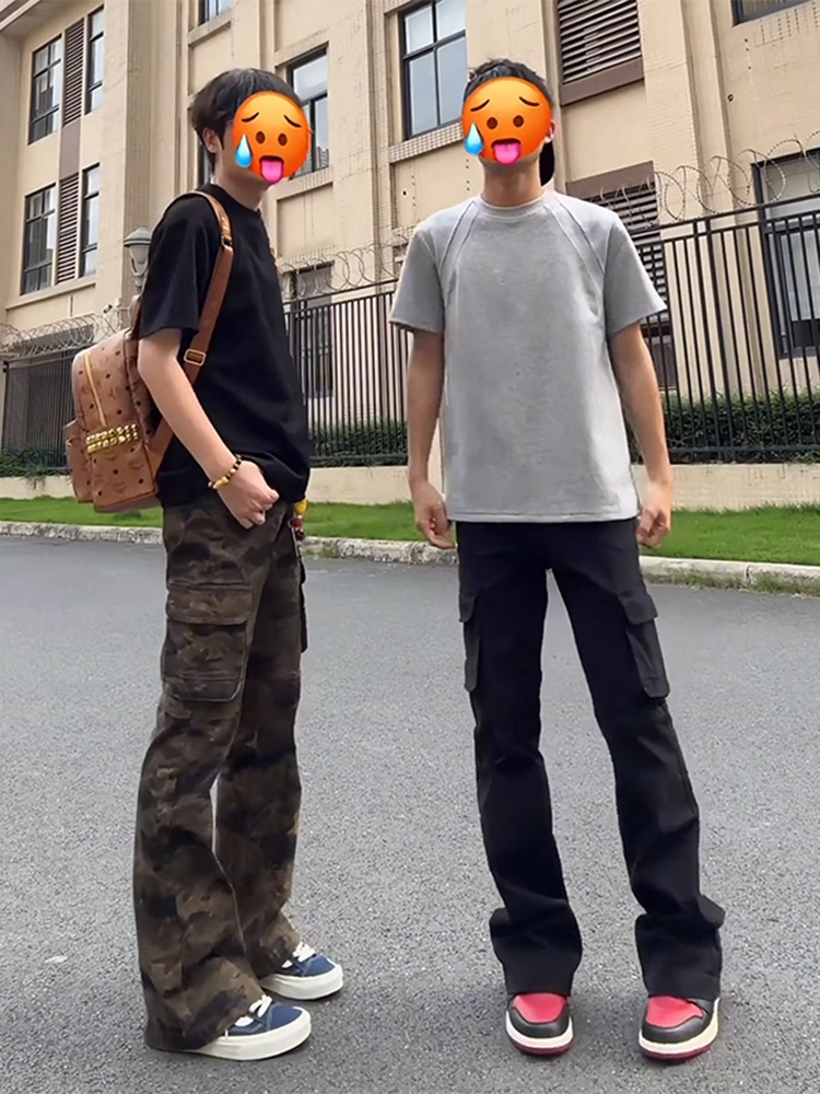 cleanfit美式多口袋工装裤男款夏季