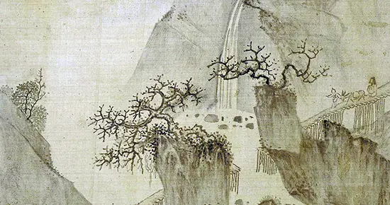 又见仿古山水册，有什么特别之处呢