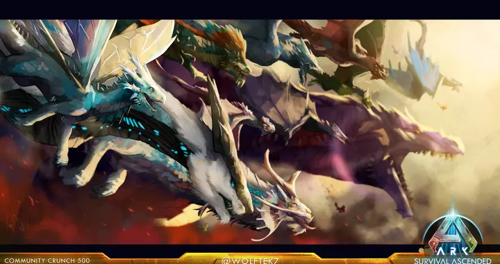 《方舟生存飞升》社区图集二创第500期