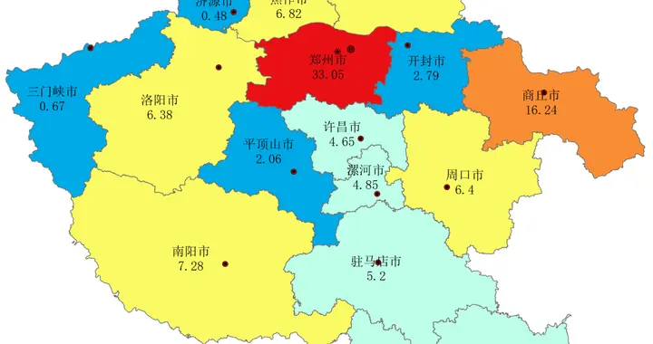 2025年河南省各地市快递业务量和快递业务收入