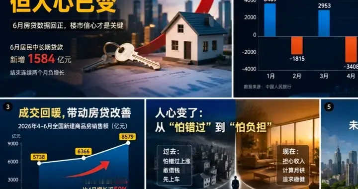 房贷回正背后：楼市最深的变化不是房价，而是人心！