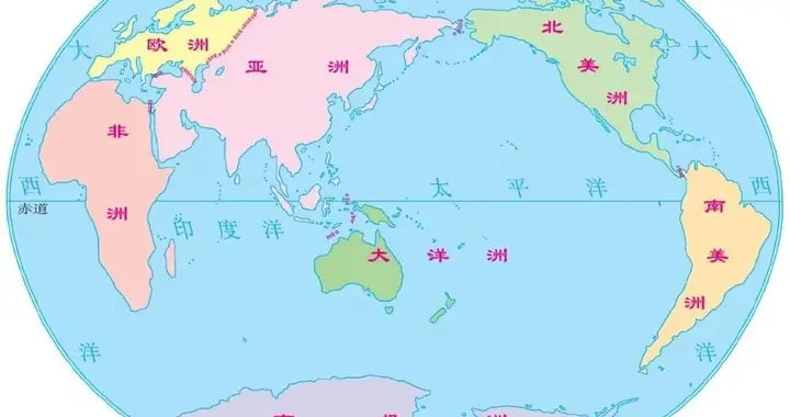 世界基础地理高清地图