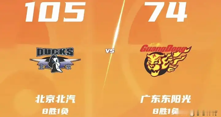 广东74-105北京，说句扎心的，2年内广东很难跟北京广厦抗衡了