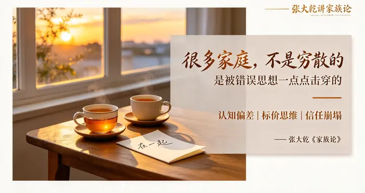 家庭三观不合怎么破？家族论实现全员认知同频