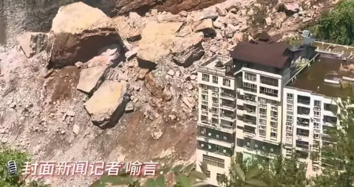 山体崩塌中网格员你先进入，获救后第一句话让人泪崩