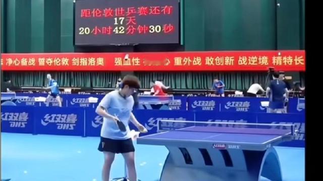 五月爱吃面条：成都乒乓集训中心的标语——