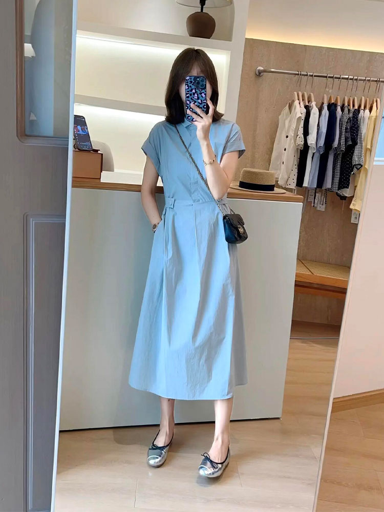 2025年夏季新款穿搭今年流行漂亮绝美淑女高级感气质独特连衣裙女