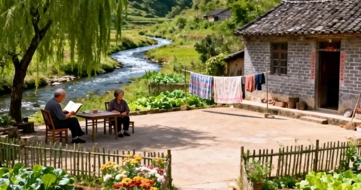 夏尽秋来，天高云淡