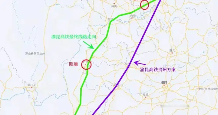 渝昆高铁线路争夺战，三省一市谁才是大赢家