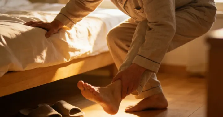 踩地脚后跟疼是患足底筋膜炎？40岁以后，早起走几步能判断