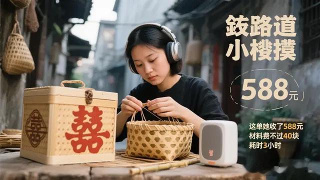 被遗忘的老手艺:90后姑娘在竹篾堆里数钱