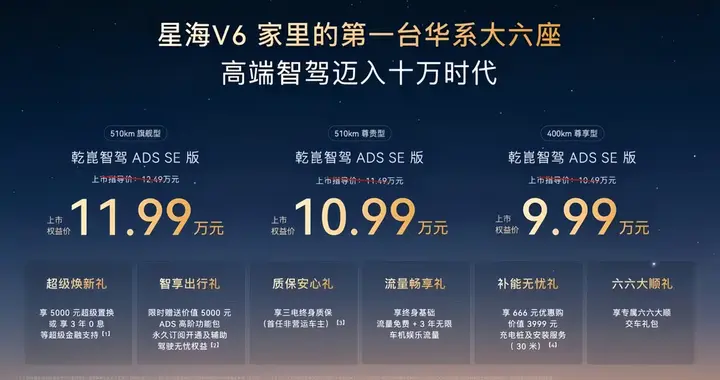 规模故事讲完，星海V6开讲质量故事