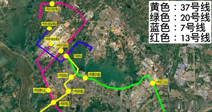 武汉黄陂，规划的9条地铁可以砍掉7条，修这条和13号线就可以了