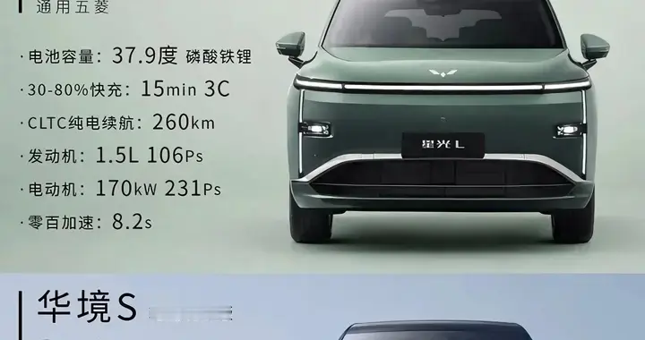 读懂五菱双车布局：华境S冲高端，星光L才是家用真刚需