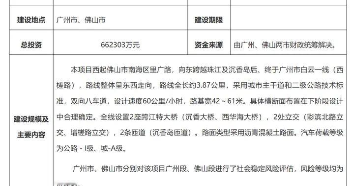 白云的六条东西向主干道 最新进展来了