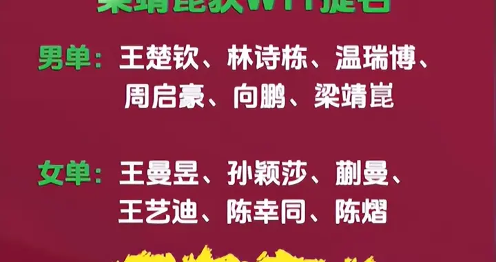 国乒惊现“杀熟”？越是功臣越往死里用，莎莎曼昱成最大冤种？