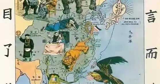 从1894年的晚清时局图，到2025年福建号航母服役后的态势图