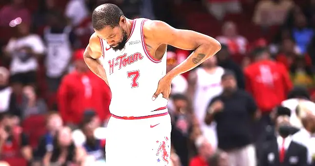 不打了，杜兰特正式退出G3！火箭天塌了，湖人要捡漏了