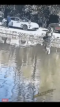 田鸡645：车主开着一部新车，到钓鱼场去