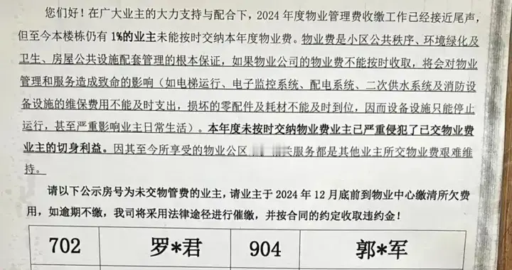 物业费收缴陷入僵局，别拿公职干部当“催费工具”