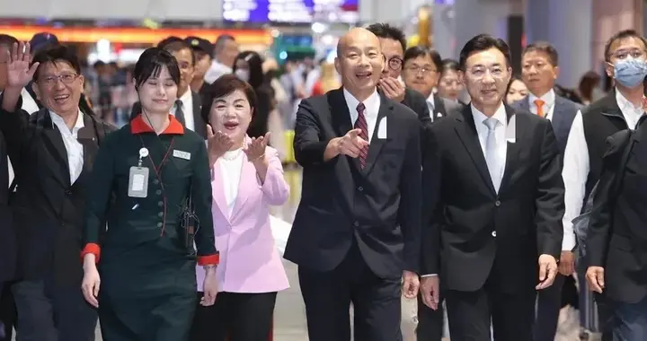 韩国瑜“风光无限”回台一无所获，张荣恭在广东直言拒绝两岸内耗