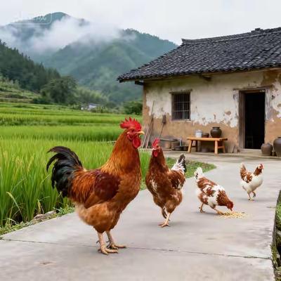 率真云中传奇：平仄平平仄）溪畔农家静