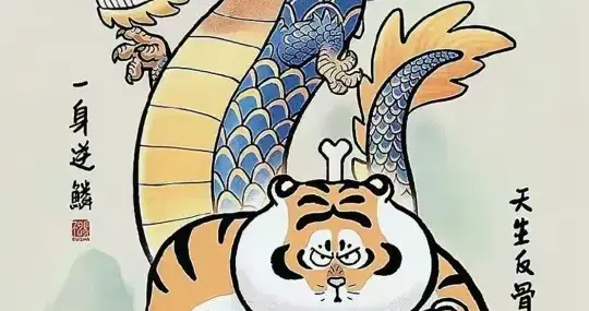 一身逆鳞，天生反骨！沙雕搞笑壁纸