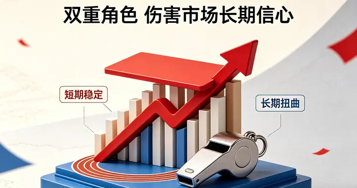 涨时压制，跌时托底！“​运动员+裁判员”的角色，最终伤害市场